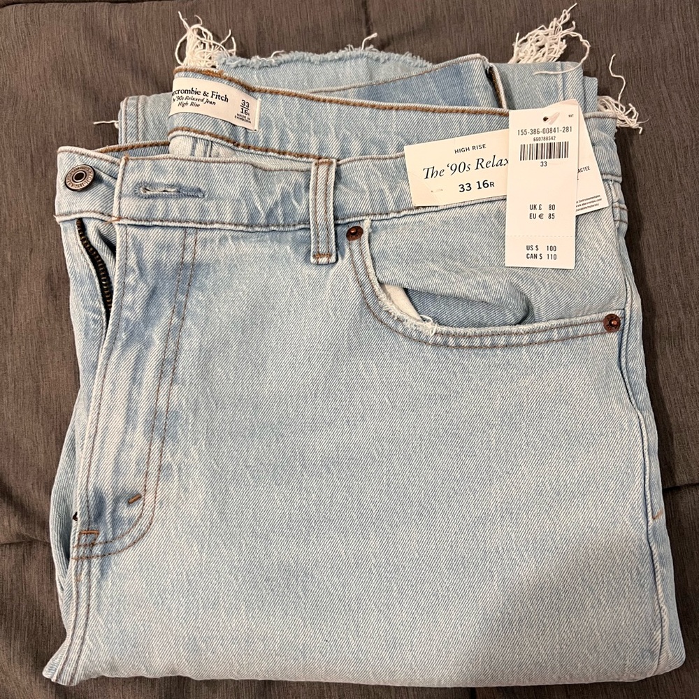 Abercrombie & Fitch Light Blue Women's Jeans